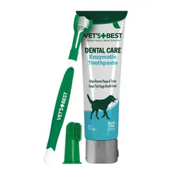 BEST - Kit Dental Perro Vets Pasta Enzimatica 3.5 oz 99 g