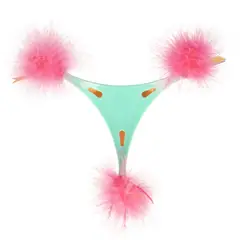 GATO - Juguete Interactivo SmartyKat Swat N Spin Plumas Campanas