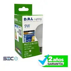 DRL - Pack 30 Ampolleta Led 9w 750lm Cálida/blanca Fría Sec - Blanco