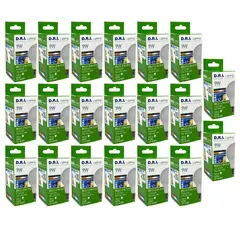 DRL - Pack 20 Ampolleta Led 9w 750lm Cálida O Blanca Fría Sec - Blanco