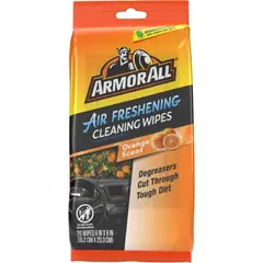 ARMOR ALL - Toallitas Limpieza Interior Auto Naranja 20 Unid