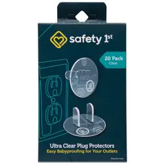 SAFETY 1ST - Protector Enchufe Ultra Clear 20 Unidades Transparente