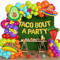 FIESTA - Kit Decoración Mexicana 169Pzs Amandir Globos