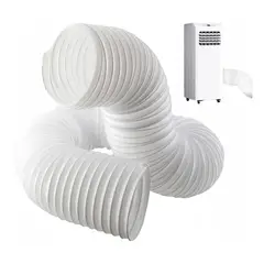 TSKY CHILE SHOPPING - 3mts x 13cm Ducto Flexible Aire Acondicionado Portátil 3 Metros Tubo De Escape Extractor Diámetro 13cm