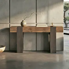 MSA MUEBLES SANTA ANA - Arrimo Durmiente Walnut Drag