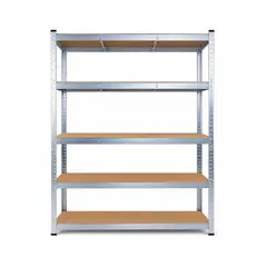 GENERICO - Estante Galvanizado 5 Niveles 120x45x180cm 1000Kg