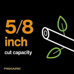 FISKARS - Tijera de podar Bypass 58 pulgada SoftGrip acero