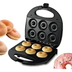 GENERICO - Máquina De Mini Donas Eléctrica 6 Unidades Antiadherente