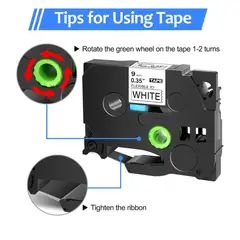 GENERICO - Cinta Para Brother P-touch 9mm X 8m Tze-fx221 Alternativa