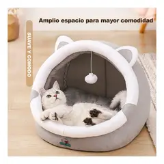 ESHOPANGIE - Cama Mediana Cómoda Para Gatos Tipo Cueva Lavable