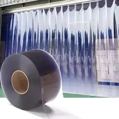 GENERICO - Rollo De Lamas Transparente Cortina De Pvc Media Temperatura 2m X 2mm 50m