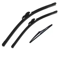 GENERICO - Set Plumillas Limpiaparabrisas Para Mazda Cx5 Cx9 2017-2023 Negro