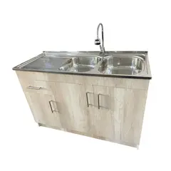 GENERICO - Kit Lavaplatos con mueble 120x50 Doble Toscana Secador Izquierdo