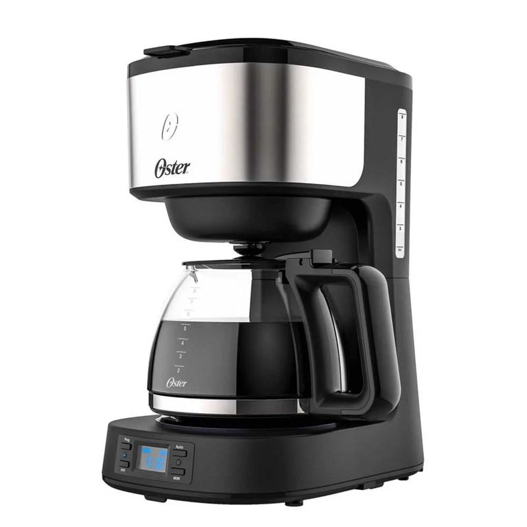 Cafetera 8 Tazas Filtro Permanente y Apagado Auto