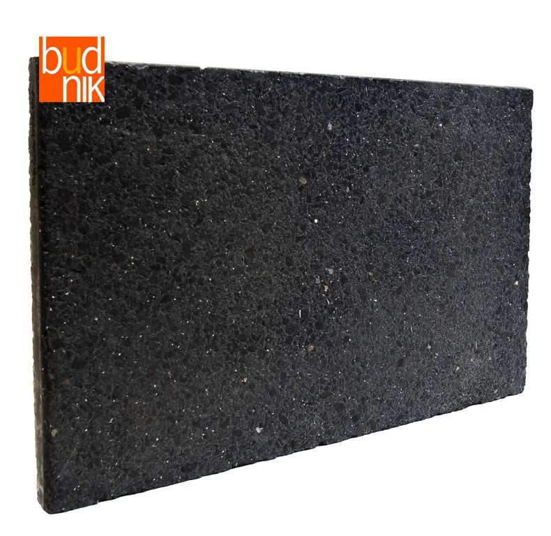 Baldosa Alta Resistencia Granallada negro 60x40x3.8 cm