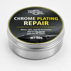 GENERICO - Restaurador y Pulidor de Cromo Automotriz 100 g con Esponja