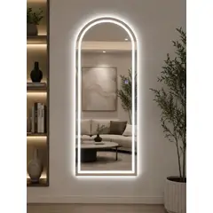 GENERICO - Espejo LED Arco 70x180 cm Sin Marco - 3 Tonos de Luz - Vertical