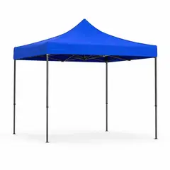 DOPA - Toldo Plegable 3x3 Mts Azul Impermeable Para Eventos