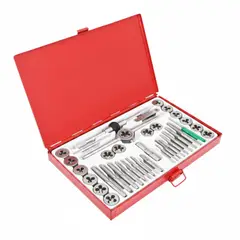 DISPARO - Juego Terrajas Machos Hilos 40 Pcs Métricas Herramienta