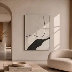 SANTU HOME & DECO - Cuadro decorativo Abstracto Senderos