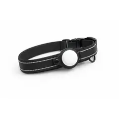 GENERICO - Collar de Perro con Localizador GPS compatible con Apple Negro S