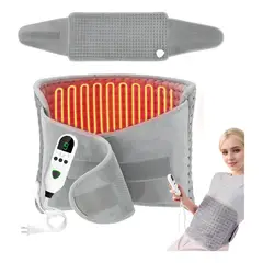 EVERSO - Almohadilla Térmica Eléctrica Lumbar Temperatura Regulable
