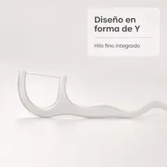 GENERICO - Palillos de hilo dental plásticos, limpieza bucal 50 unidades por bolsa