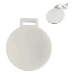 AMBM SHOP - Pack 50 Unidades Llavero Medalla Acrílico Para Sublimar 6 Cm