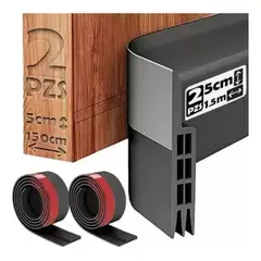 KUANGYE - Tira Sellado Adhesivo Prueba Polvo Puertas Y Ventana 1.5m × 2pcs