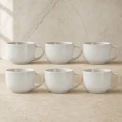 DECO EXPRESS - Set De 6 Mug Sonora Cerámica 530 ml