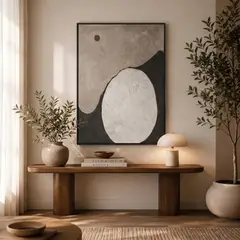 SANTU HOME & DECO - Cuadro decorativo Abstracto Eclipse