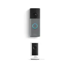 RING - Camara Battery Doorbell Indoor Cam Plus