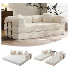 EVERSO - Sofá Cama Modular 5 En 1plegable 200x96x72cm Sin Montaje