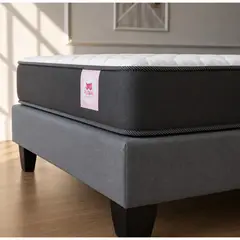FLOBAL - Cama Europea Marengo 1,5 Plaza con Colchón One