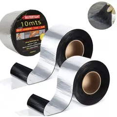 AMBM SHOP - Pack 3 Cintas Selladora Asfalto De Techo Anti Goteras Autoadhesivo 10 Mt X 5 Cm