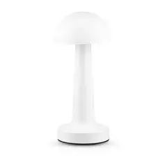 HB LEDS - Lámpara de Mesa LED Recargable Mushroom LED Dimeable Blanco