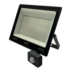 AVC - Foco Proyector De Área LED SLIM con Sensor 100W Frio