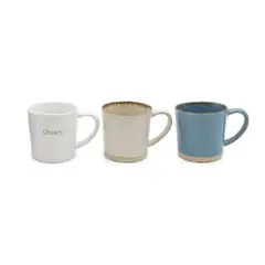 GENERICO - Taza Mug de Cerámica Artesanal 350 ml - Diseños y Colores Surtidos (1 Pieza)