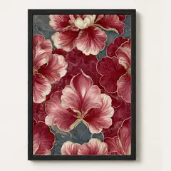 ELAB PROPIA - Cuadro Decorativo Flores 30x40cm