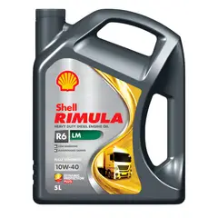 SHELL - Lubricante Motor 10w40 Rimula R6 LM 5 Lts.