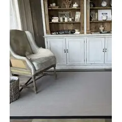 DECORUGZ - Alfombra Vinílica Lavable Lauria borde negro160x230