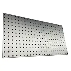 GENERICO - Panel organizador de herramientas ranurado 120 x 45 cm Negro