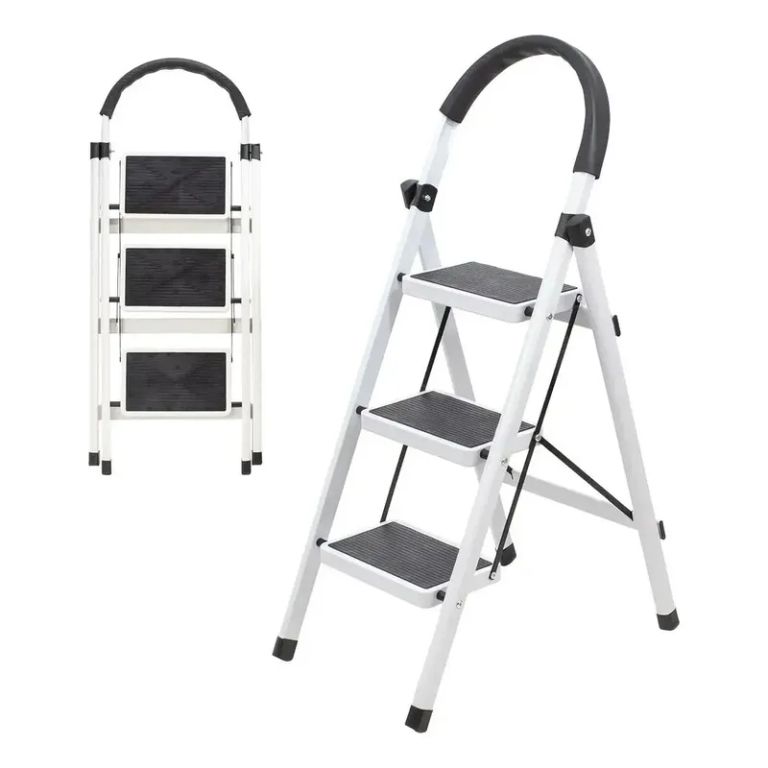 Escalera Plegable Hogar 3 Peldaños Antideslizante Portátil a $18.990