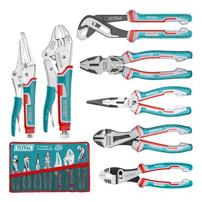 Kit Set Juego De Alicates 7 Piezas Total Tos23055 a $36.990