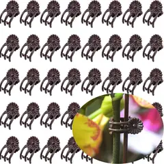 KUANGYE - Pinzas Para Orquídeas Para Soporte De Plantas 100 Unidades