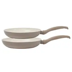 ILKO - Set 2 Sartenes 20 cm y 24 cm Ceramic Gray