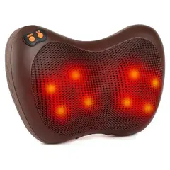 MOVI - Cojín Masajeador 3D con Calor Infrarrojo Relajación Profunda para Cuello, Espalda, Piernas y Pies