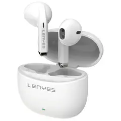 LENYES - Audifonos Inalambricos Bluetooth Comodos Air99 Blanco