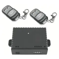 POLI - Kit 340 Transformador + 2 Control Remotos Negro