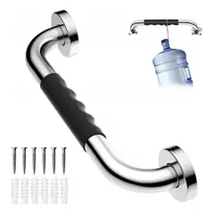 GENERICO - Barra Seguridad Baño Mango 40cm Acero Inoxidable Antideslizante